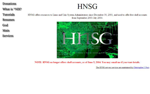 Hnsg.net back in the day